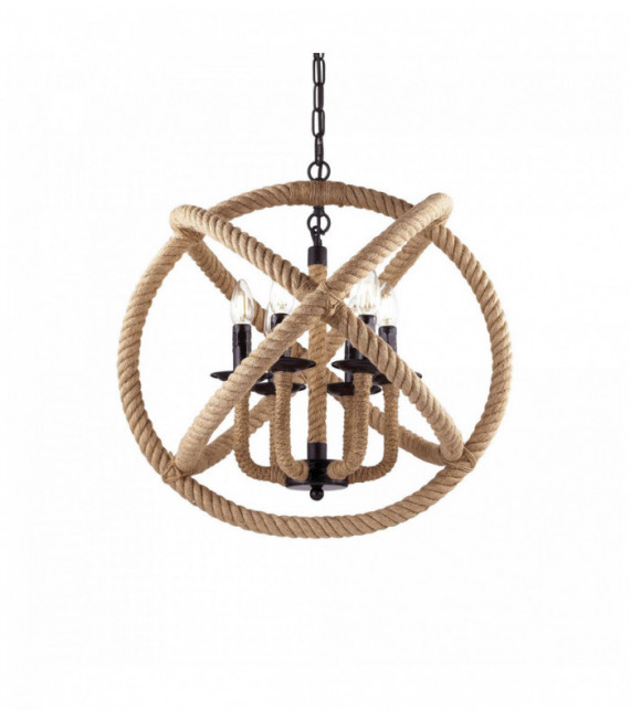 Cord pendant lamp CORDA 6 bulbs