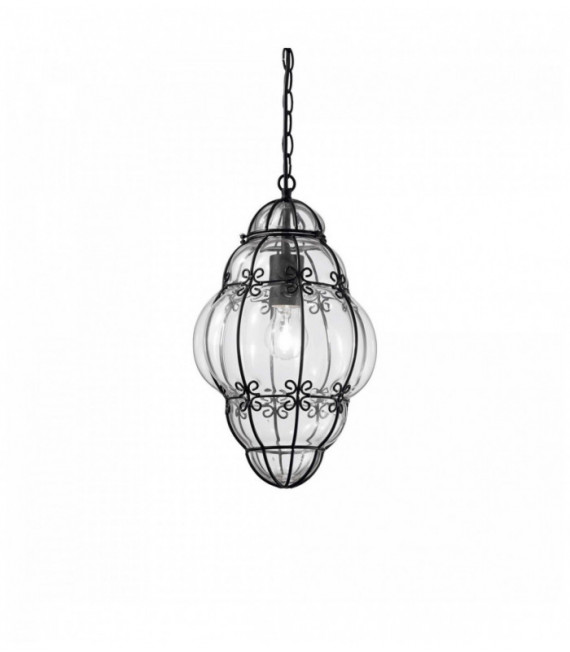 Black pendant ANFORA 1 bulb