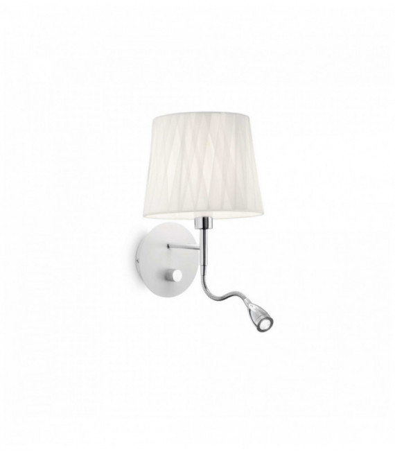 Weiße EFFETTI Wandleuchte 2 Lampen
