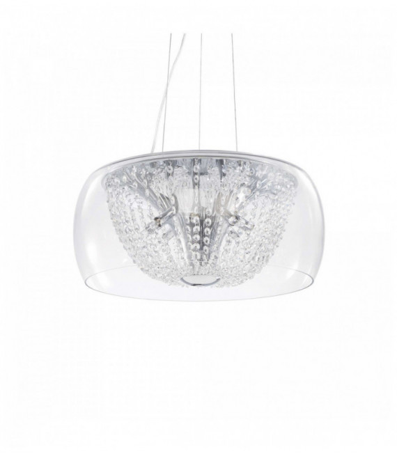AUDIL-61 chrome crystal pendant light 8 lights