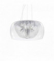 Suspension Chromée en cristal AUDIL-61 8 ampoules
