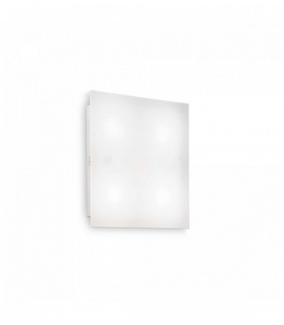 White FLAT ceiling light 1 bulb
