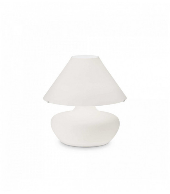Tischlampe Weiß ALADINO 3 Glühbirnen