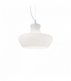ALADINO White Pendant Light 1 bulb Diameter 30 Cm