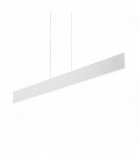 Lámpara colgante DESK blanca 1 bombilla
