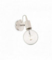 White EDISON 1-light wall light