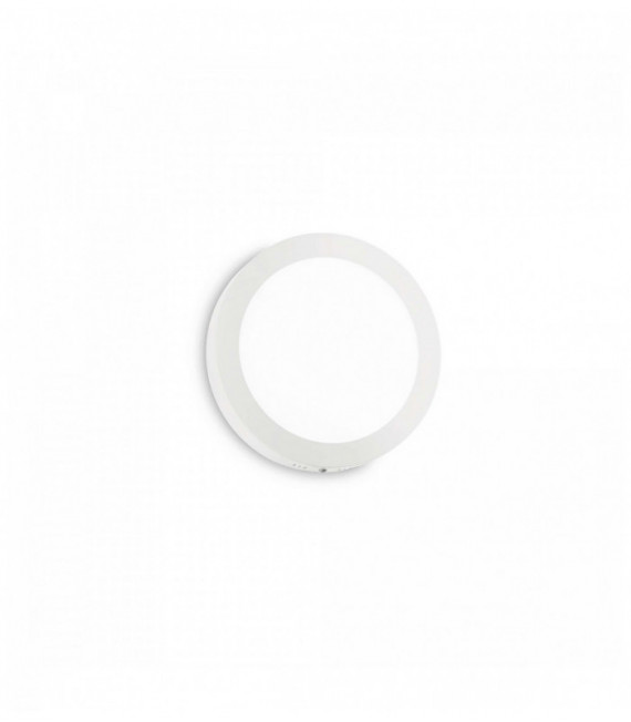 Applique UNIVERSALE bianca a 1 luce in alluminio