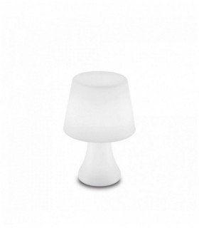 White LIVE 1-light table lamp