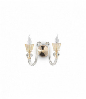 STRAUSS applique dorata 2 luci