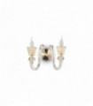 Applique murale Dorée STRAUSS 2 ampoules