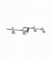 Plafonnier Chrome SLEM 4 ampoules