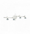 SLEM white ceiling light 4 bulbs
