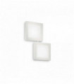White wall light UNION 2 bulbs
