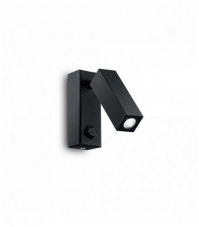 Black wall lamp PAGE 1 bulb Diameter 34 Cm