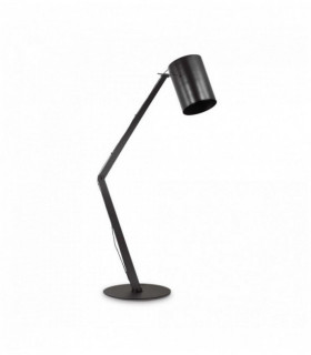 Lampada da terra nera BIN 1 lampadina
