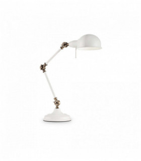 Lampada da tavolo TRUMAN bianca 1 luce