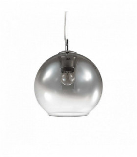 Suspension Chromée DISCOVERY FADE 1 ampoule en métal