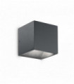 Anthracite RUBIK wall light 1 bulb