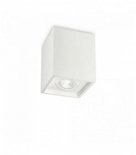 Plafón ROBLE blanco 1 bombilla