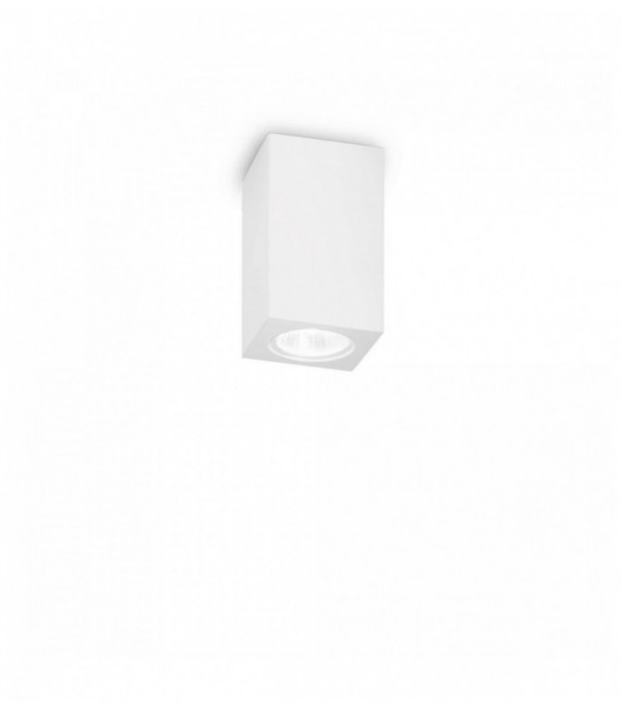 Plafonnier Blanc TOWER 1 ampoule Largeur 7 Cm