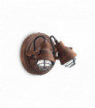 Corten BOB MINI 2-light wall light