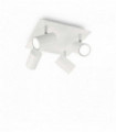 White SPOT ceiling light 4 bulbs