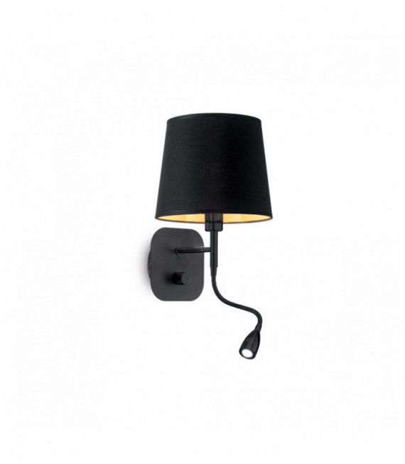 NORDIK black wall light 2 bulbs