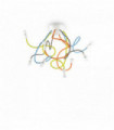 Plafonnier Multicouleur MULTIFLEX 8 ampoules
