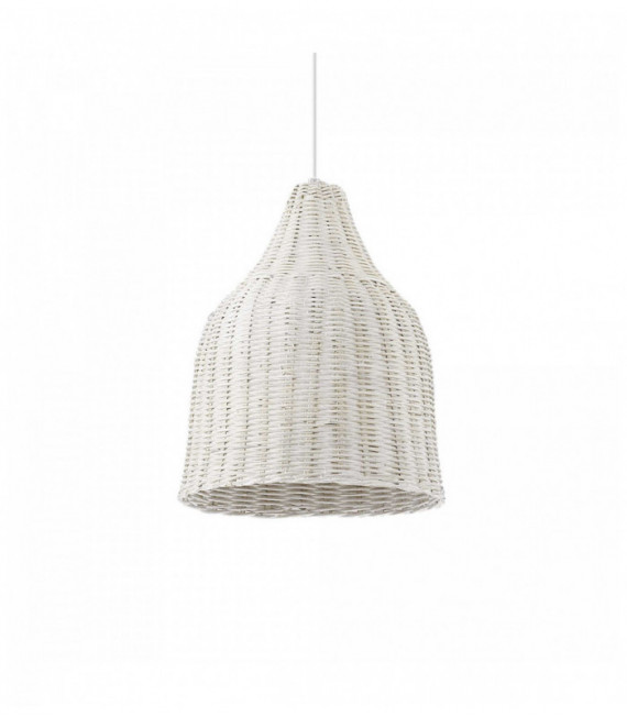White HAUNT pendant light 1 bulb