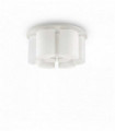 White ceiling lamp ALMOND 9 bulbs