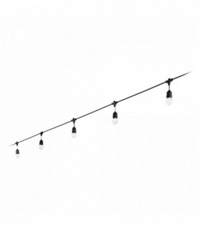 FIESTA black pendant light 5 bulbs