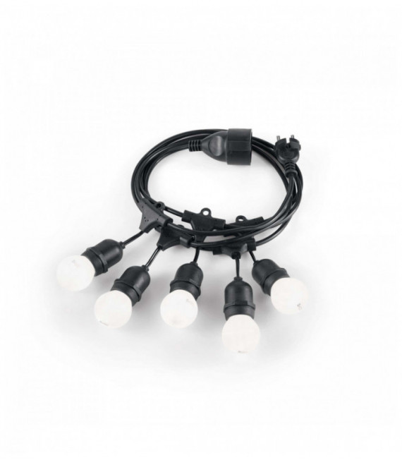 Suspension Noire FIESTA 5 ampoules
