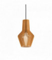 CITRUS Wood Suspension 1 bulb Width 20 Cm