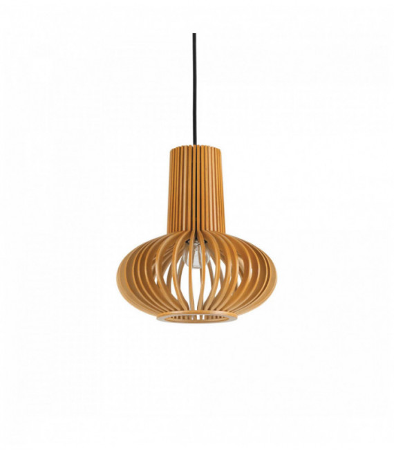 Lámpara colgante de madera CITRUS 1 bombilla de madera