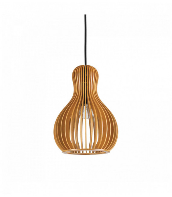 CITRUS Holz Pendelleuchte 1 Glühbirne