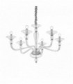 Suspension Transparente DANIELI 6 ampoules