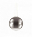 Suspension Chromée MAPA FADE 1 ampoule Diamètre 20 Cm