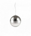 Chrome Suspension MAPA FADE 1 bulb Diameter 30 Cm