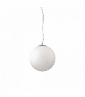 Suspension Blanche MAPA RIGA 1 ampoule Diamètre 60 Cm