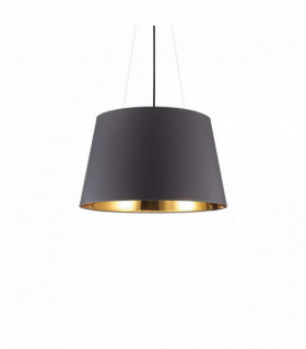 NORDIK black pendant light 6 bulbs