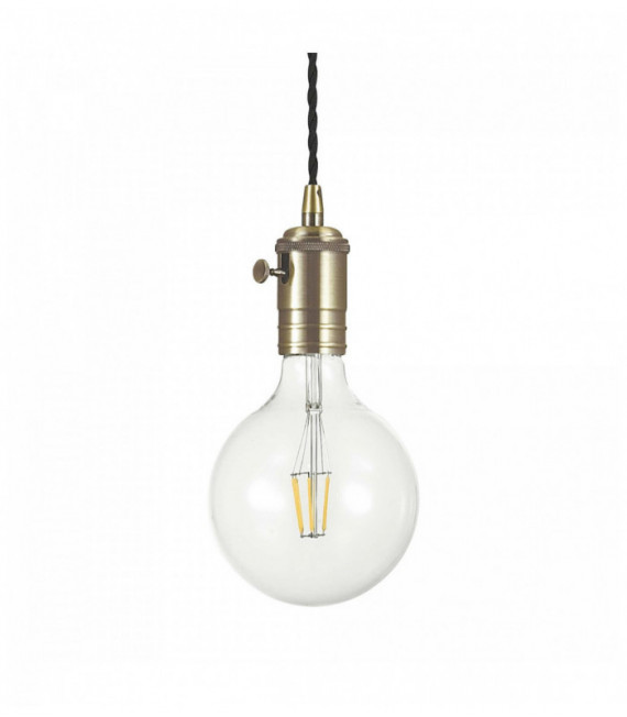 Brown DOC pendant light 1 bulb