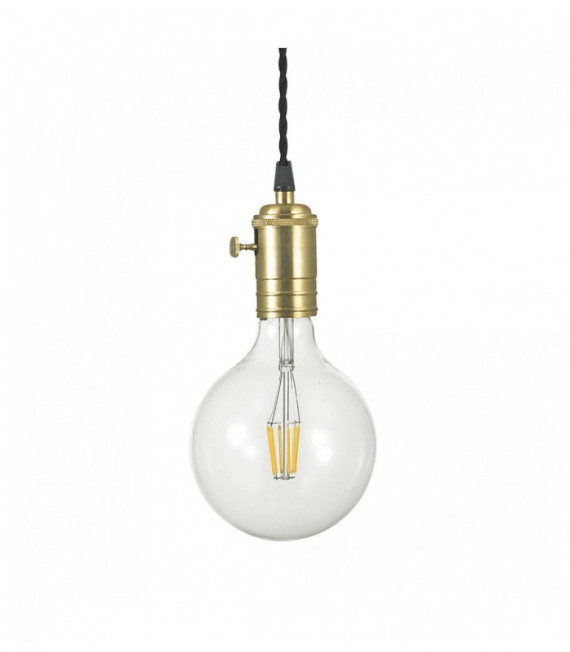 Lampadina a sospensione in ottone DOC 1
