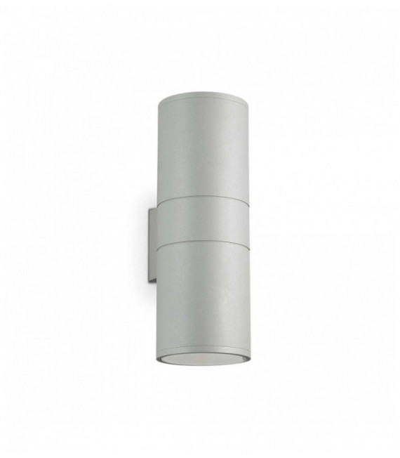 Lampada da parete grigia GUN 2 lampadine