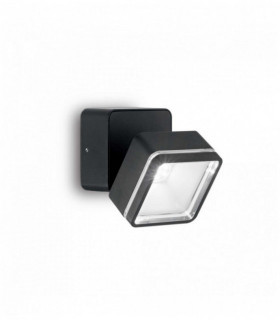 OMEGA SQUARE aplique negro 6 bombillas