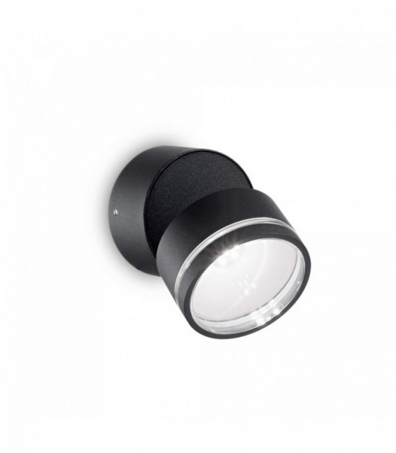 OMEGA ROUND black wall light 6 bulbs