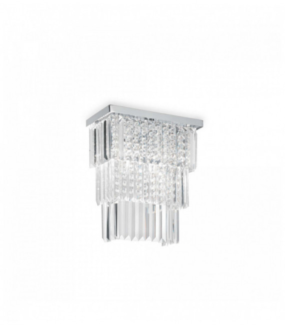 Aplique de cristal cromado 3 luces MARTINEZ