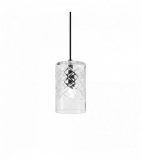 Suspension Transparente COGNAC 1 ampoule Largeur 38 Cm