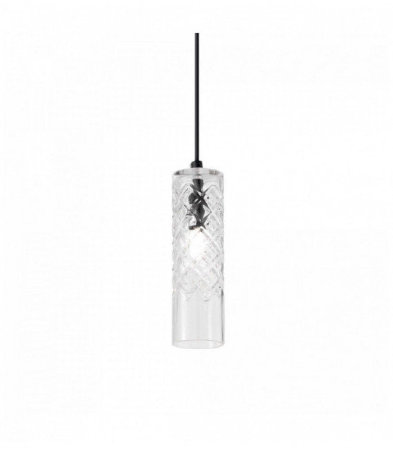 Transparente COGNAC-Aufhängung 1 Glühlampe Durchmesser 95 cm