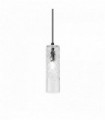 Transparent COGNAC Suspension 1 bulb Diameter 95 Cm