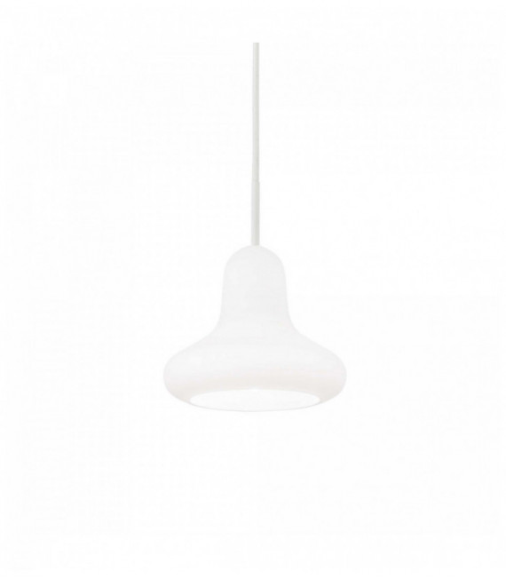 Lampada a sospensione bianca LIDO 1 lampadina Diametro 24 Cm